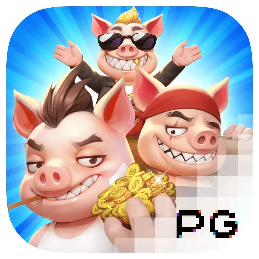 Three Crazy Piggies Image